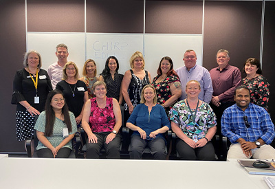 Representatives of the Ministry of Health, eHealth NSW and Illawarra Shoalhaven and South Eastern Sydney Local Health Districts collaborated on the Community Health Information Reporting Project.
