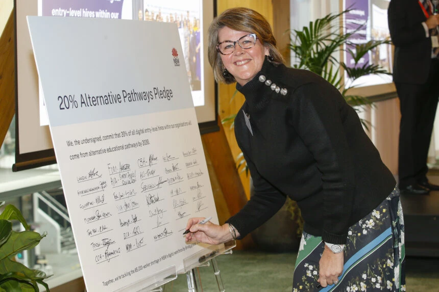 NSW Health secretary Susan Pearce signs Alternative Pathways initiative