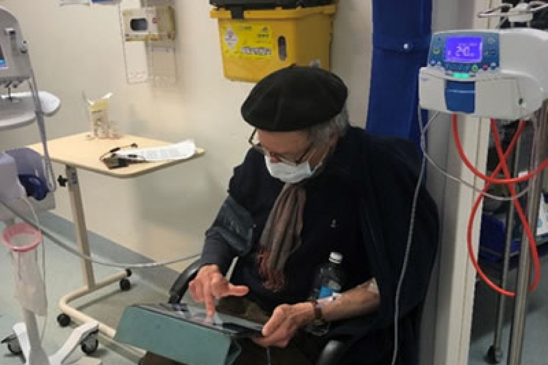 Kyogle outpatient Mathias Rogala-Koczorowski using patient Wi-Fi